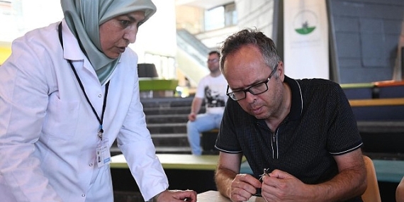 Engelli ve engelsiz bireyler birlikte üretmenin mutluluğunu yaşadı
