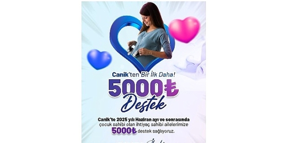 İlklerin Belediyesi Canik’ten Ailelere 5 Bin TL Destek