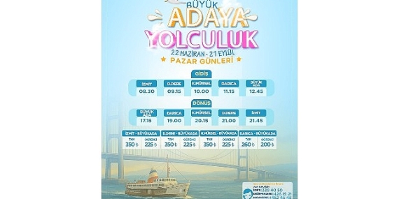 “Mehtap Turları” ve “Büyük Adaya Yolculuk” başlıyor