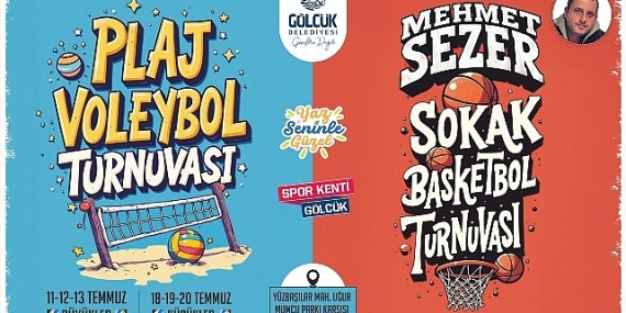 Spor kenti Gölcük’te yaz turnuvaları başlıyor