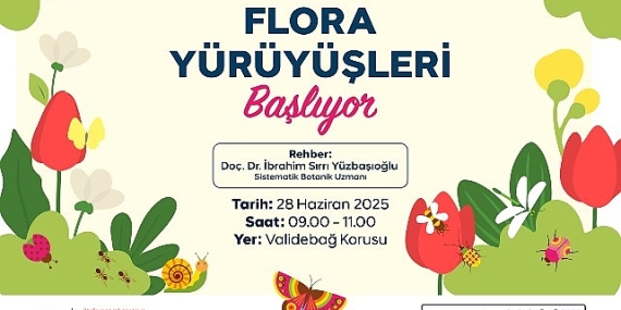 Üsküdar’da Flora Yürüyüşleri Başlıyor