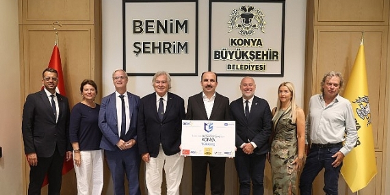 Başkan Altay ACES Heyetine Konya’nın Örnek Bisiklet Yatırımlarını Anlattı