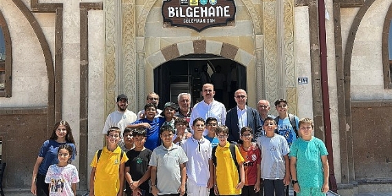 Başkan Altay ve Başkan Pekyatırmacı Bilgehane’de Yaz Etkinliklerine Katılan Öğrencilerle Buluştu