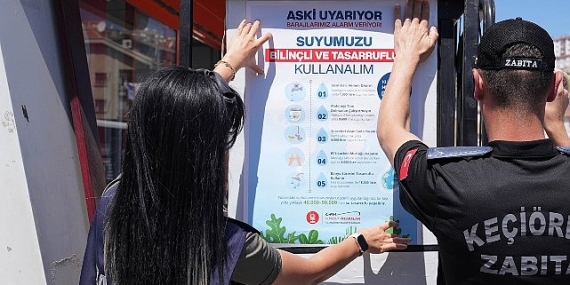 Keçiören Belediyesi’nden Su Tasarruf Seferberliği