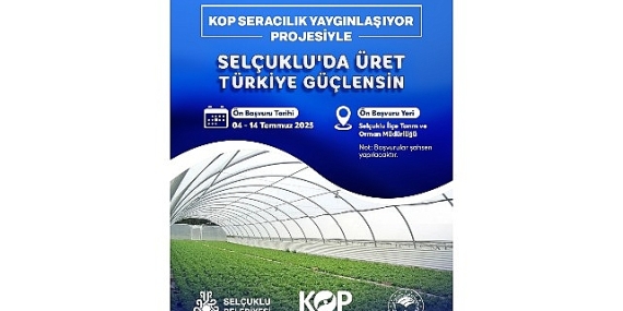 KOP Seracılık Yaygınlaşıyor Projesi’ne başvurular başladı.