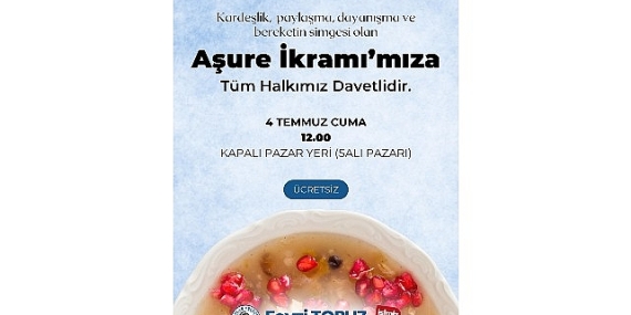 Milas Belediyesi Aşure İkramı Yapacak