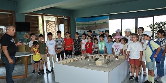 Nilüfer’de çocuklar arkeoloji ile tanışıyor