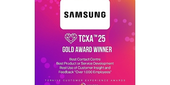 Samsung’a Türkiye Müşteri Deneyimi Ödülleri (TCXA) 2025’ten 3 Altın Ödül!