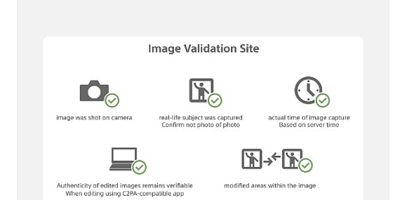 Sony, Haber Kuruluşları İçin Geliştirilen Kamera Kimlik Doğrulama Çözümüne “Camera Verify” Özelliğini Ekledi
