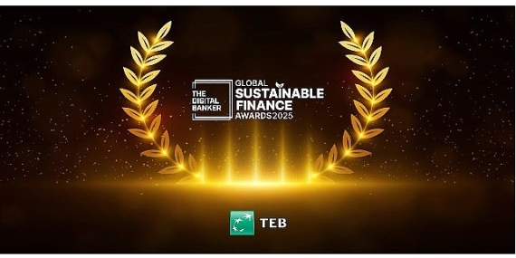 TEB, The Digital Banker tarafından ‘‘Türkiye’de Sürdürülebilir Finans Alanında En İyi Özel Banka” seçildi