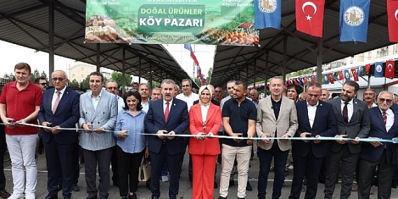 Doğal Ürünler ve Köy Pazarı Hizmete Açıldı