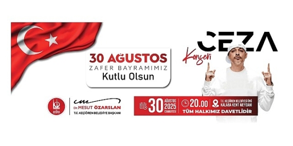 Keçiören’de 30 Ağustos Zafer Bayramı Coşkusu Ceza Konseriyle Kutlanacak