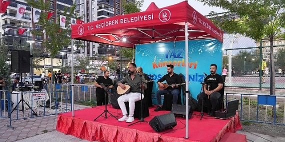 Keçiörenliler Yaz Konserleriyle Stres Atıyor