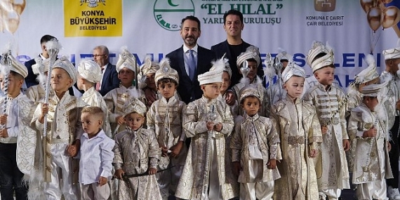 Konya Büyükşehir Belediyesi Kardeş Şehir Üsküp’te Sünnet Şöleni Düzenledi