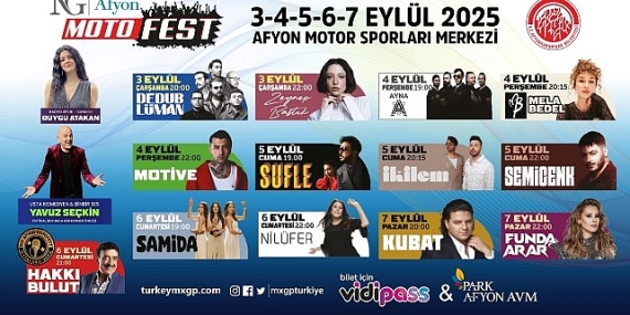 NG Afyon Motofest’te Müzik, Şov ve Eğlence Bir Arada