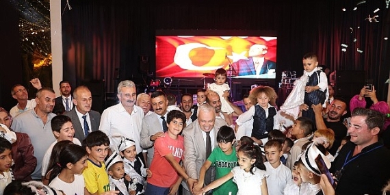 Nilüferli çocuklara sünnet şöleni