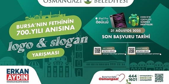Osmangazi Belediyesi’nden fethin 700’üncü yılına özel logo ve slogan yarışması