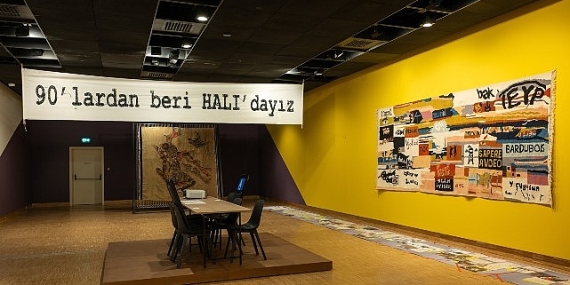 “90’lardan Beri Halı’dayız” sergisi Salt Beyoğlu’nda ziyarete açıldı.