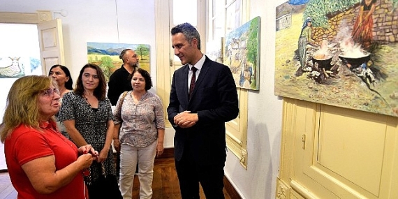 “Anadolu’dan” Sergisi Dramalılar Köşkü’nde açıldı