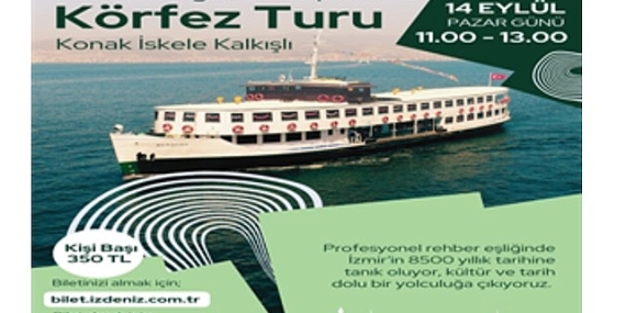 Bergama Vapuru ile İzmir Körfezi’nde Tarihe Yolculuk