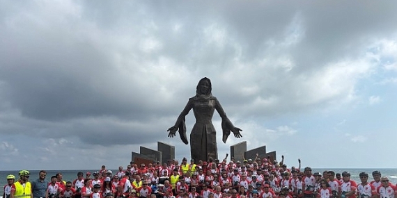 Bu festivalde pedallar Gazze için çevrildi