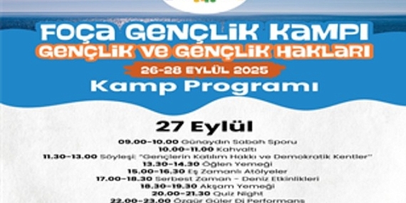 Büyükşehir’den gençlere Foça’da kamp
