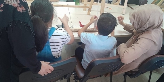 Çocukları Halı Dokuma Atölyesi’nde Ağırladık