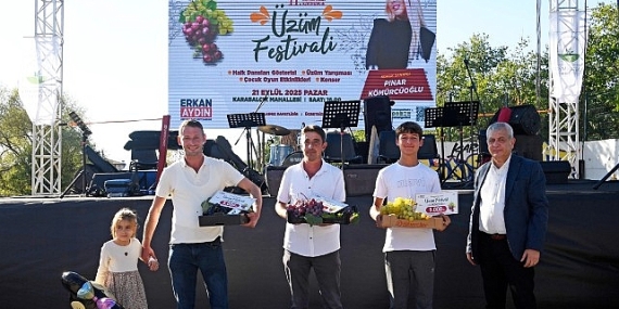 En kaliteli üzümler Osmangazi’de yarıştı