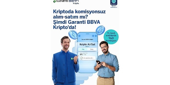 Garanti BBVA Kripto’dan Komisyonsuz Alım ve Satım Ayrıcalığı