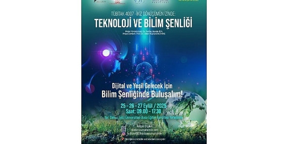 İzmir’de Bilim ve Teknoloji Rüzgârı: DEÜ’de ‘İkiz Dönüşümün İzinde’ Şenliği Başlıyor
