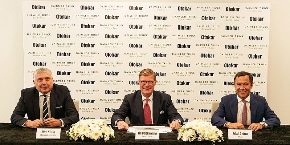 Otokar ve Daimler Buses Üretim Anlaşması İmzaladı