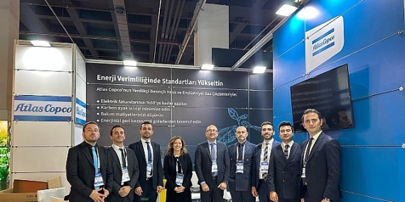 Atlas Copco Enerji Verimliliği Fuarı’nda Sanayide Verimli Büyümenin Yol Haritasını Paylaştı
