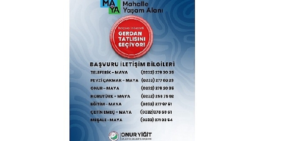 Balçova, Gerdan Tatlısı Yarışmasıyla Lezzet Dolu Bir Gün Yaşayacak