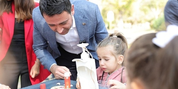 Başkan Önal, çocuklar ve annelerle doğa için buluştu