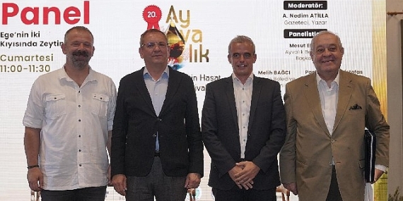 Ege’nin İki Kıyısında Zeytinin Dostluğu: 20. Ayvalık Uluslararası Zeytin Hasat ve Turizm Festivali’nde Panel Yoğun İlgi Gördü