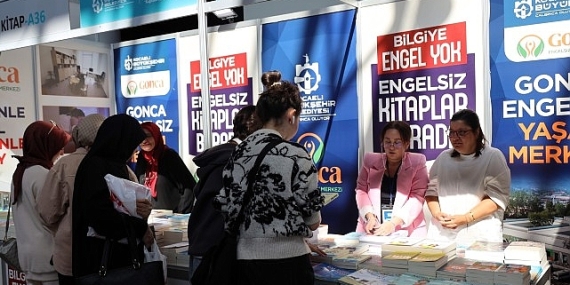 Gonca’dan kitap fuarında anlamlı stant