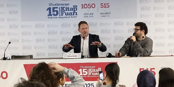İngiliz yazar Thomas Taylor, çocuklarla buluştu