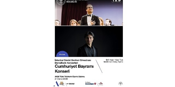 İstanbul Devlet Senfoni Orkestrası DenizBank Konserleri’nde bu hafta “Cumhuriyet” var!