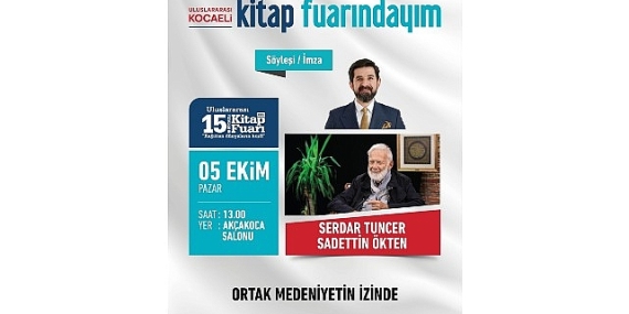 Kitap Fuarı’nın ilk özel oturumu Ökten ile gerçekleşiyor
