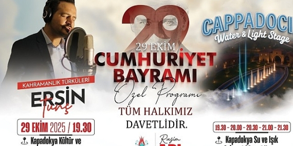 Nevşehir Belediyesi’nden 29 Ekim Coşkusuna Özel Programlar