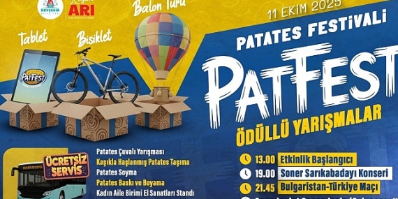 Patatesin Kalbi Nevşehir’de Patates Festivali