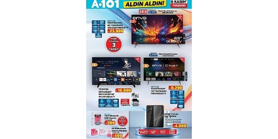 6 Kasım’da A101’de Teknolojik Ürünler Tüketiciyle Buluşuyor