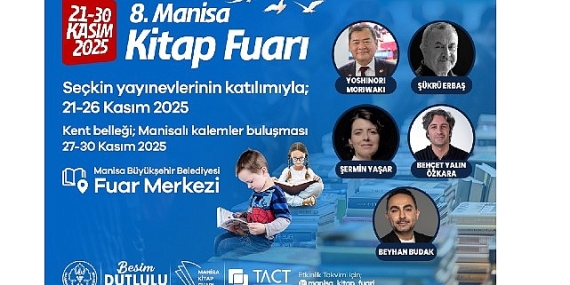 8. Manisa Kitap Fuarı Başlıyor