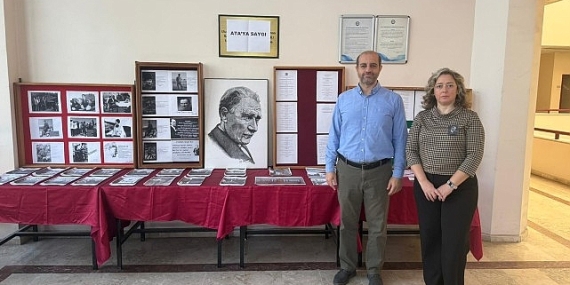 EÜ’de “Atatürk’ü Anma” köşesi açıldı