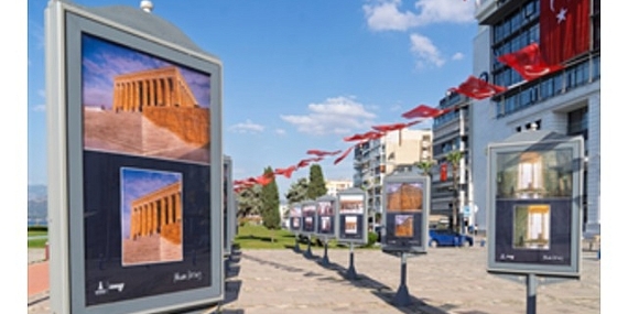 Gazeteci Korcan Karar’ın “Anıtkabir” sergisi İzmir’de açıldı