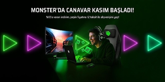 Kasım ayında Monster’dan canavar gibi indirim kampanyası