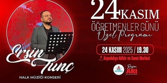 Nevşehir Belediyesi’nden Öğretmenler Günü’ne Özel Konser
