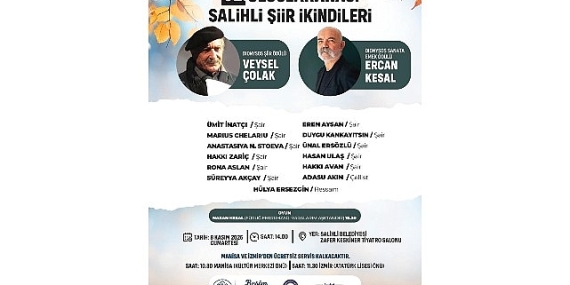 T.C. Salihli Belediyesi, 52. Şiir İkindileri’ni Düzenliyor