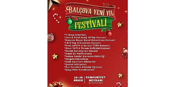 Balçova’da Yeni Yıl Coşkusu: 10 Günlük Dev Festival Başlıyor!