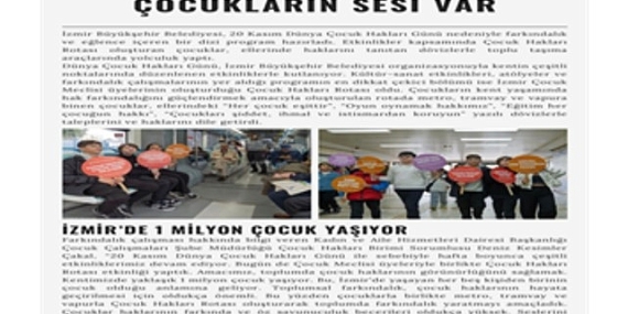 “Hep Birlikte İzmir”, kasım sayısıyla genç, kadın ve çocuklarla buluştu